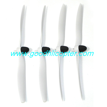JJRC X6 H16 H16C YiZhan Headless quadcopter parts Main blades propellers (White) - Click Image to Close